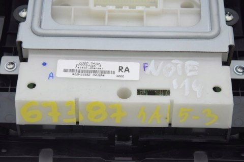 PANEL NAWIEWU KLIMATYZACJI NISSAN NOTE II