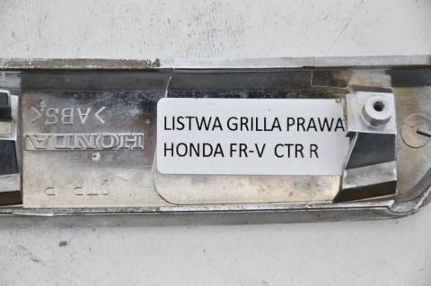 LISTWA ATRAPY GRILLA PRAWA CHROM HONDA FR-V CTRR