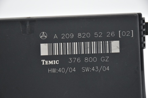 MODUŁ KOMFORTU MERCEDES CLK W209 A2098205226