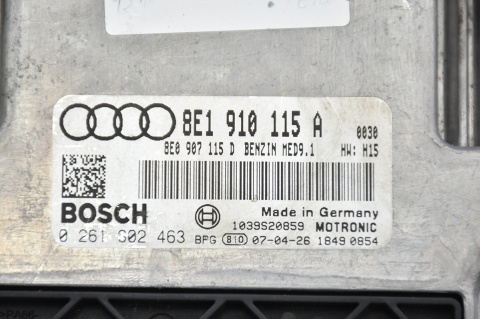 KOMPUTER STEROWNIK SILNIKA AUDI A4 B7 8E1910115A