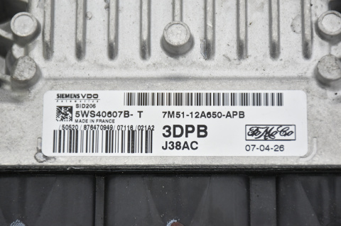 KOMPUTER STEROWNIK SILNIKA FORD 7M51-12A650-APB