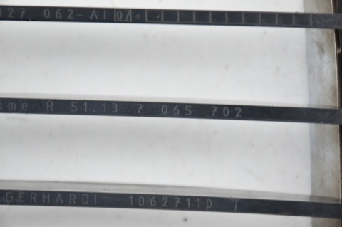 GRILL ATRAPA KRATKA NERKA BMW 5 E60 E61 7027062