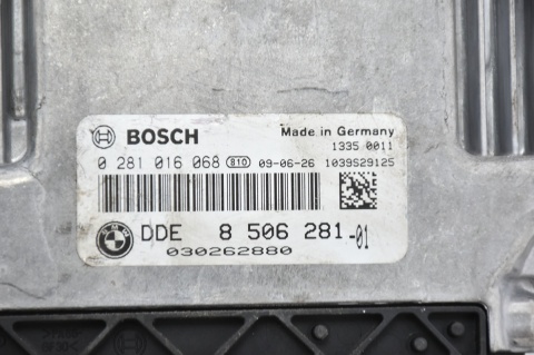 KOMPUTER STEROWNIK BMW 0281016068 DDE8506281