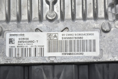 KOMPUTER STEROWNIK CITROEN 9655534080