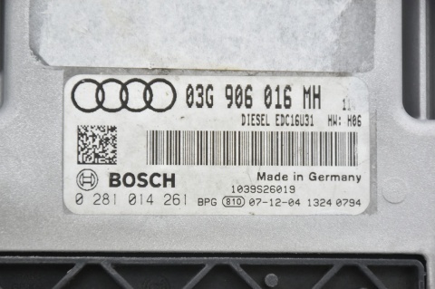 KOMPUTER STEROWNIK AUDI 0281014261 03G906016MH