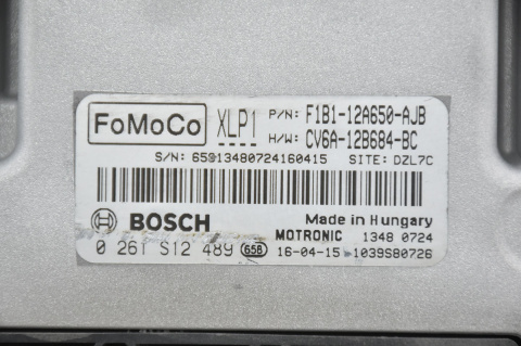 KOMPUTER STEROWNIK FORD FIESTA MK7 0261S12489