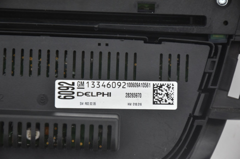 PANEL KLIMATYZACJI RADIA OPEL ASTRA IV J 13346092