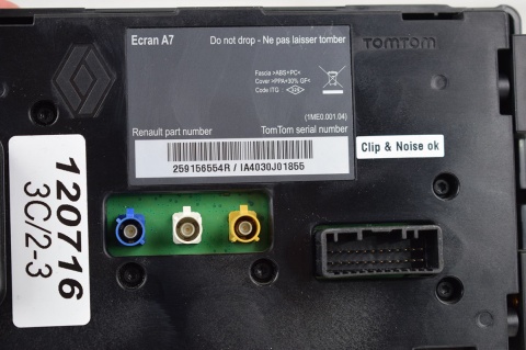 WYŚWIETLACZ EKRAN NAWIGACJI RENAULT MEGANE III