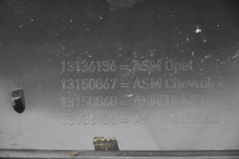 GRILL ATRAPA CHŁODNICY OPEL ZAFIRA B II