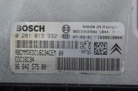 KOMPUTER STEROWNIK PEUGEOT CITROEN 9664257580
