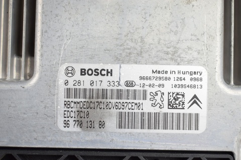 KOMPUTER STEROWNIK CITROEN PEUGEOT 9677013180