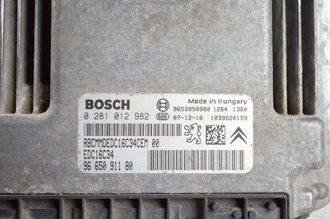 KOMPUTER STEROWNIK CITROEN JUMPY 9665091180