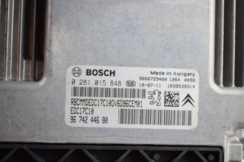 KOMPUTER STEROWNIK CITROEN PEUGEOT 1.6 9674244680