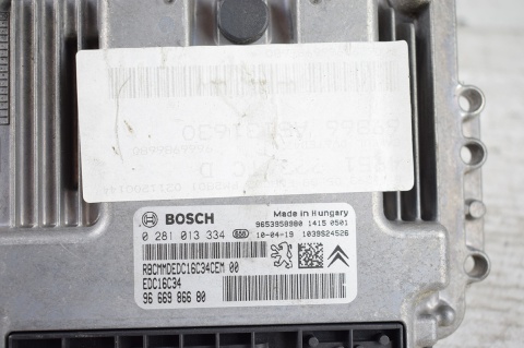 KOMPUTER STEROWNIK CITROEN 9666986680 0281013334