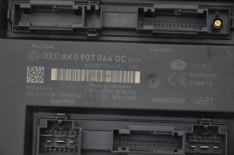 MODUŁ KOMFORTU AUDI A4 B8 8K0907064GC