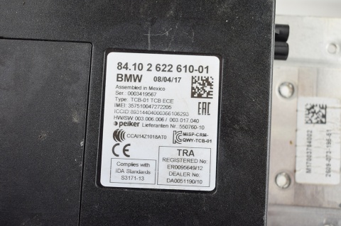 MODUŁ STEROWNIK TELEFONU TELEMATIK BMW 3 2622610