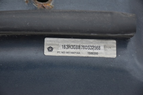 MASKA POKRYWA SILNIKA DODGE CALIBER