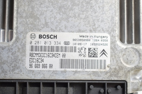 KOMPUTER STEROWNIK CITROEN 9666986680 0281013334