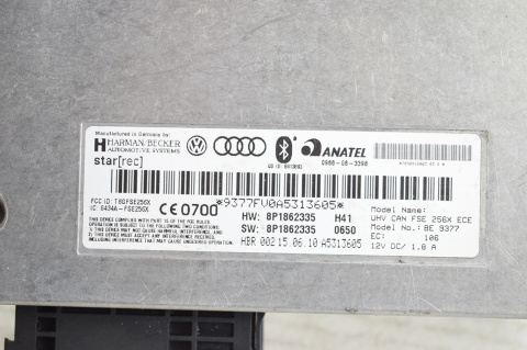MODUŁ STEROWNIK BLUETOOTH AUDI 8P1862335