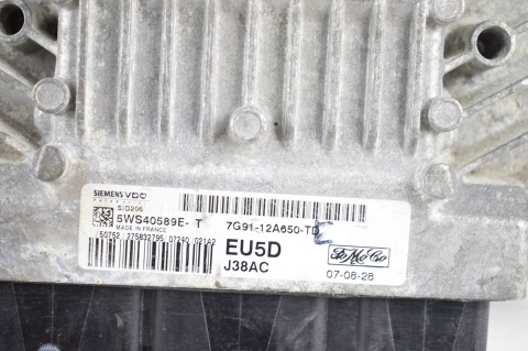 KOMPUTER STEROWNIK SILNIKA FORD 7G91-12A650-TD