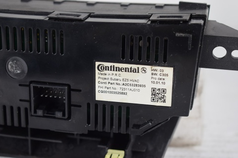 PANEL KLIMATYZACJI NAWIEWU SUBARU OUTBACK IV