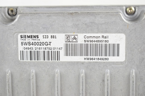 KOMPUTER STEROWNIK PEUGEOT 9641849280