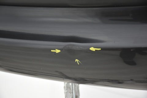 ZDERZAK TYLNY TYŁ PEUGEOT 207 HB