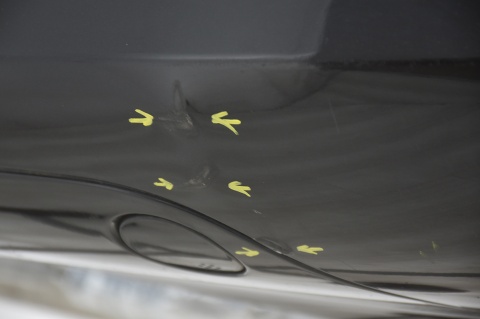 ZDERZAK TYLNY TYŁ VW EOS PDC