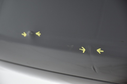 ZDERZAK TYLNY TYŁ VW EOS PDC