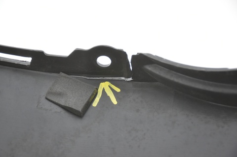 ZDERZAK TYLNY TYŁ VW EOS PDC