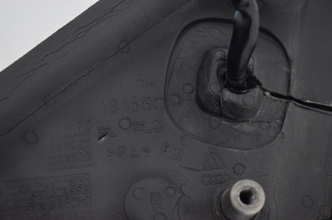 LUSTERKO ZEWNETRZNE PRAWE AUDI A6 C6 LIFT 7PIN