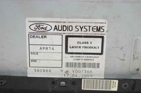 RADIO FORD CD SONY 8S7T-18C939-MD