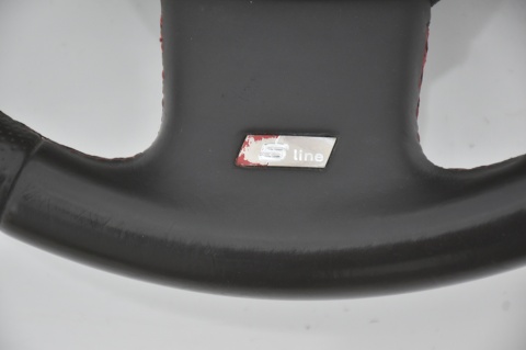 KIEROWNICA SKÓRA AUDI A4 A5 Q5 A1 S-LINE ŁOPATKI