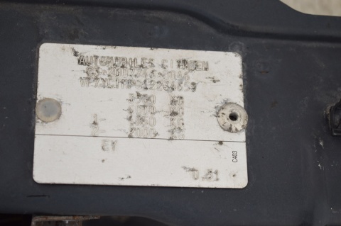 WZMOCNIENIE PAS PRZEDNI GÓRNY PEUGEOT BOXER II JUMPER II