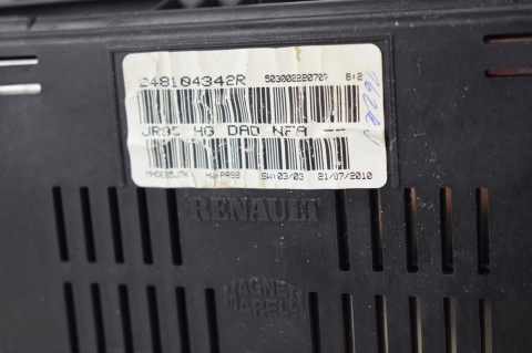 LICZNIK WYŚWIETLACZ RENAULT SCENIC III 248104342R