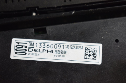 PANEL KLIMY RADIA OPEL ASTRA IV 13360091 13435154