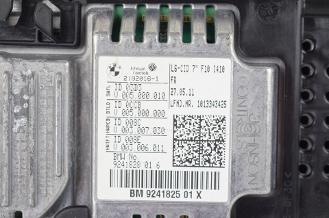 WYŚWIETLACZ EKRAN NAWIGACJI BMW 5 F10 F11 9241828