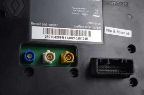 EKRAN WYŚWIETLACZ RENAULT LEGUNA III 259154206R