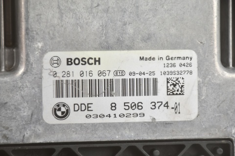 KOMPUTER STEROWNIK BMW 0281016067 DDE8506374