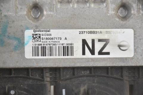 KOMPUTER STEROWNIK NISSAN QASHQAI 23710BB31A