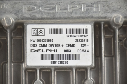 KOMPUTER STEROWNIK PEUGEOT CITROEN 9666375980