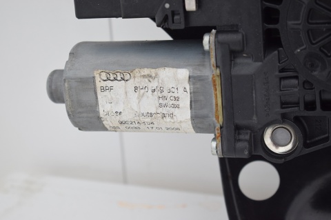 PODNOŚNIK MECHANIZM SZYBY LEWY TYŁ AUDI A4 B7 CABRIO