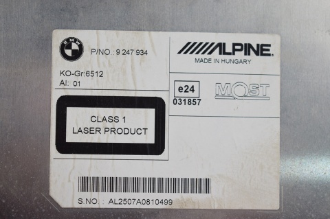 RADIO CZYTNIK NAWIGACJI BMW X3 F25 9247934