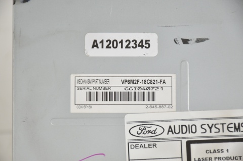 RADIO SONY FORD MONDEO MK4 S-MAX 7S7T-18C939-BE