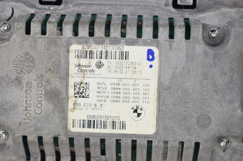 WYŚWIETLACZ EKRAN NAWIGACJI BMW X3 F25 9231321