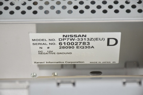 WYŚWIETLACZ EKRAN NISSAN MURANO Z50 DP7W-3313Z