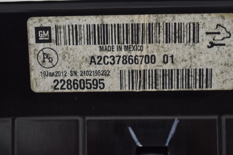 WYŚWIETLACZ EKRAN OPEL AMPERA 22860595