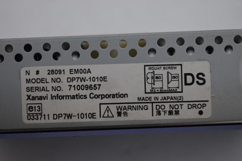 WYŚWIETLACZ NAWIGACJI NISSAN DP7W-1010E