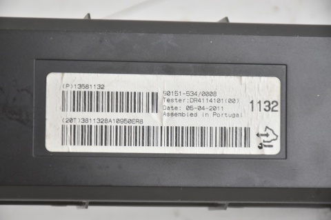 MODUŁ NAWIEWU KLIMATYZACJI OPEL ASTRA J IV 13581132