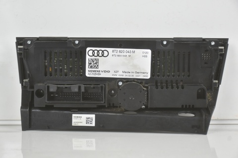 PANEL KLIMATYZACJI NAWIEWU AUDI A4 B8 8T2820043M